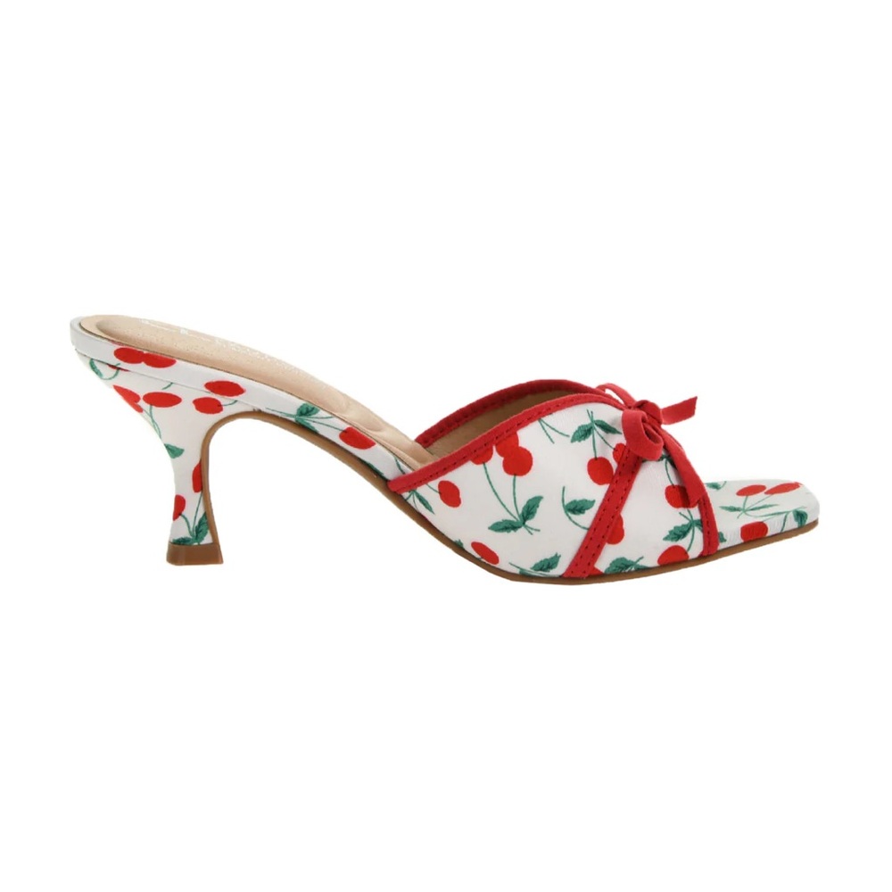 Chinese Laundry Cherry Print Heels - Picture 5 of 7